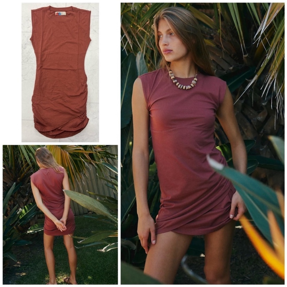 Free People Beach Jacinta Mini Dress In Maple Syrup
